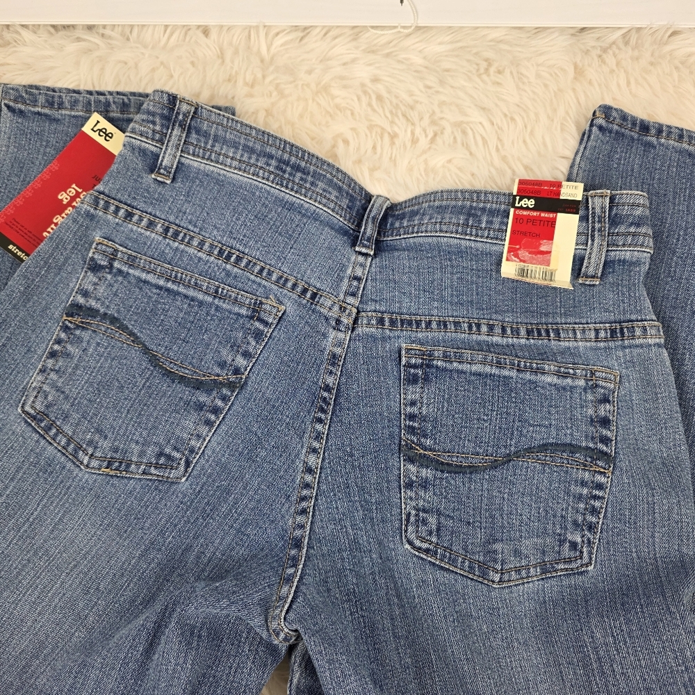 Lee Comfort Waistband Straight Leg Jeans - Picture 2 of 15